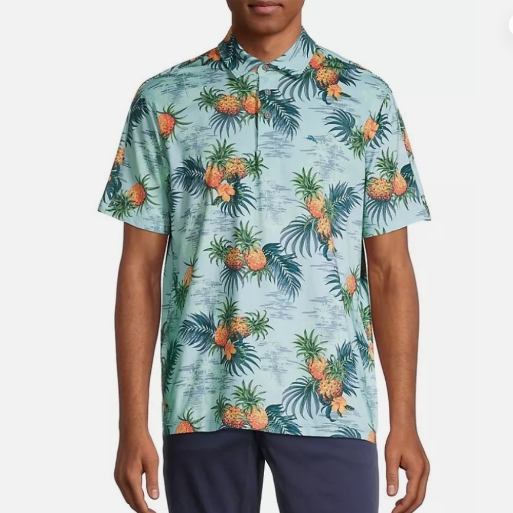 Men's Tommy Bahama Palm Desert Pina Isle Golf Pro Shirt - Picture 3 of 10